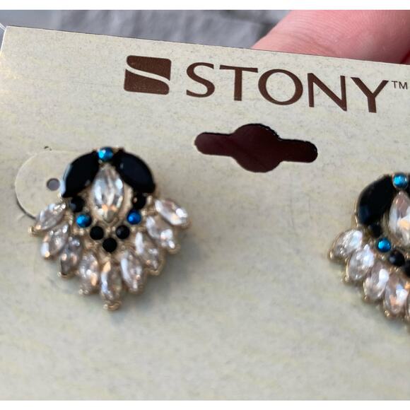 Earrings Stony Turquoise - Picture 3 of 6